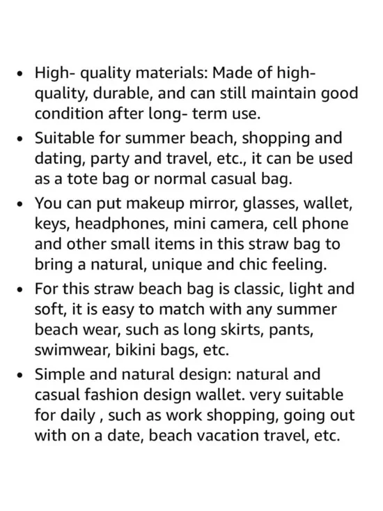 Woven Tote Bag - Picture 11 of 11